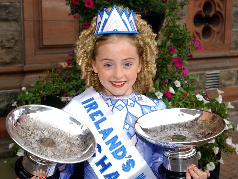 These Irish Dancing champions were featured in the 'Journal' in 2003 marking their achievements.