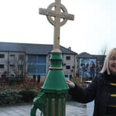 Mary Delargy talks about St. Columba's Well in Thursday night's episode of 'Ag Triall ar an Tobar'.