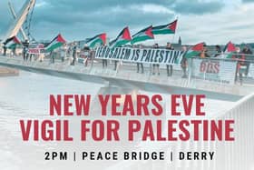 Derry IPSC are holding their annual New Year's Eve Vigil on the Peace Bridge on Sunday at 2pm.