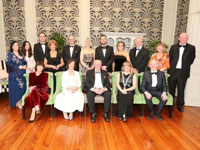 Donegal Association Commitee with John and Breda McCarter.