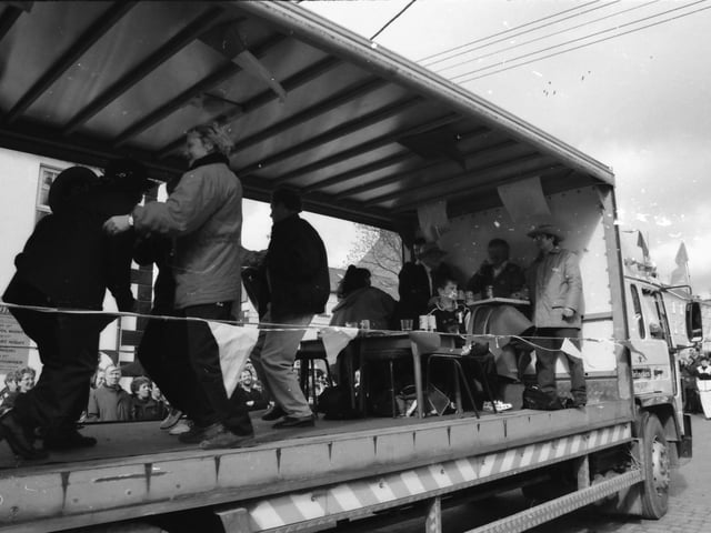The St. Patrick's Day parade in Moville in 1998.