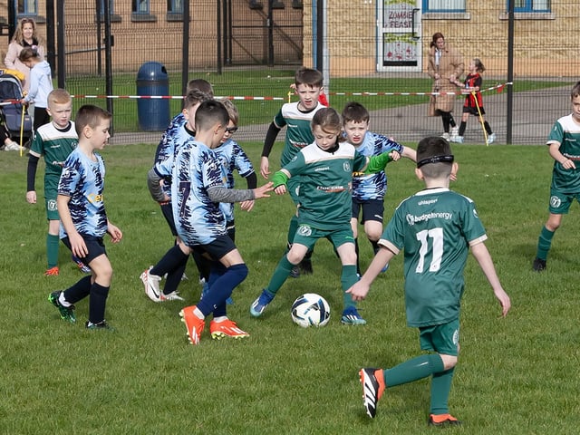 Action from Saturday's 2017s Sean O'Kane Memorial Cup between Magherafelt Sky Blues and Foyle Harps at St. Joseph's Boys School.