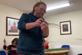 A Crosóg Bhride/St. Brigid's Cross making workshop at Pilots Row