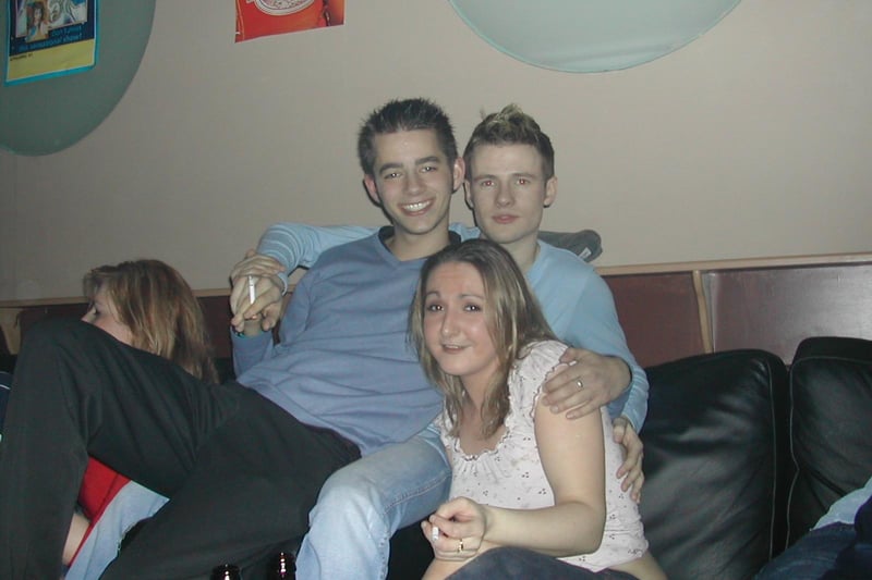 A night out at Pepes back in February 2003.