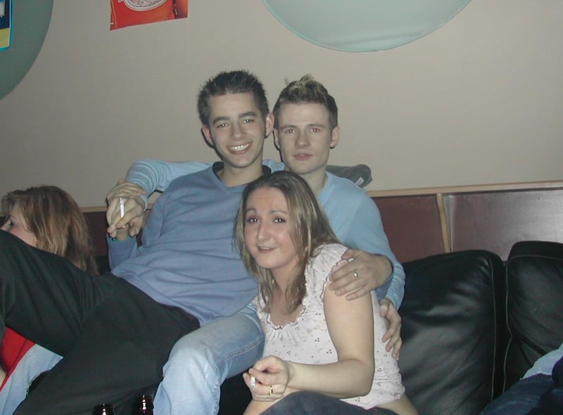 A night out at Pepes back in February 2003.