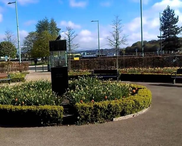 The Peace Flame in Derry city centre, unveiled back in 2013 with Martin Luther King III, son of American civil rights leader, Martin Luther King among those attending its launch.
