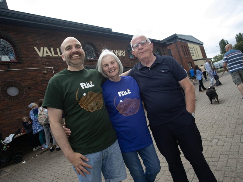 The McCartneys enjoying the Destined BBQ and Fun Day on Tuesday.