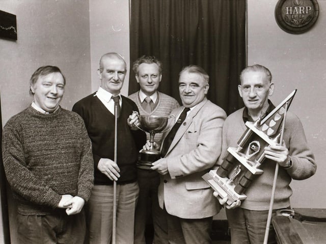 Sixty Plus snooker and billiards presentations.