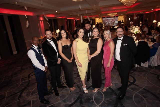 The group from the Bogside and Brandywell Health Forum pictured at Saturday's Gala Ball in the Everglades Hotel.