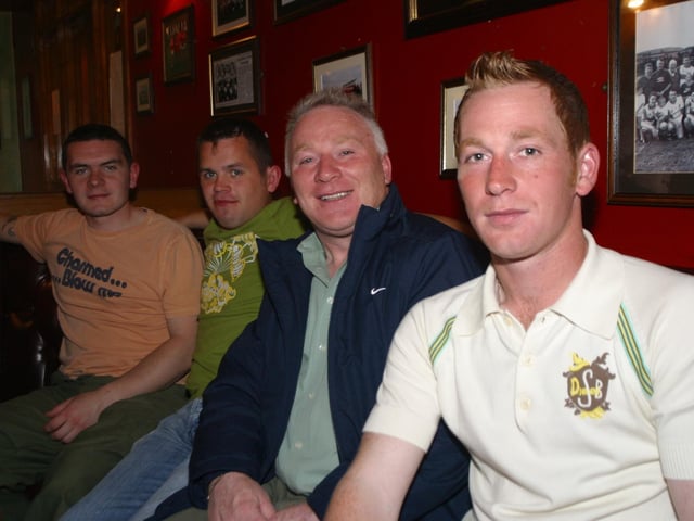 Parties and celebrations in July 2004: Liam Curran.