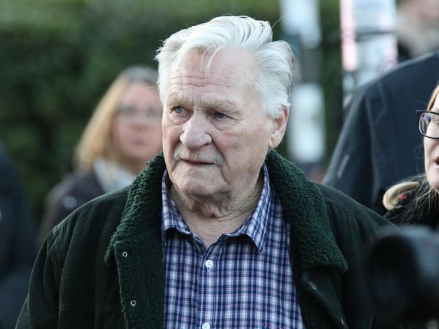 Michael Bridge who was wounded by British Paras on Bloody Sunday in 1972, at the "Unfinished Business March for Justice". (Photo - Tom Heaney, nwpresspics)
