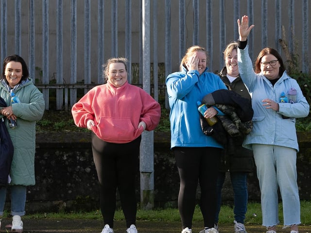 Some of the football mums lending their support to Saturday's Sean O'Kane Memorial tournament.