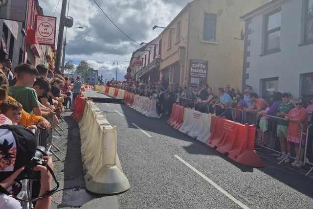Carndonagh was packed for the big event.