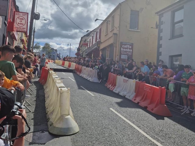 Carndonagh was packed for the big event.