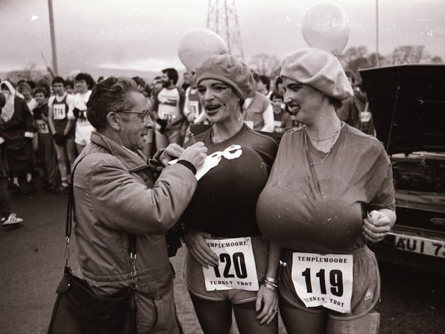 Templemore Turkey Trot in Derry back in December 1983.