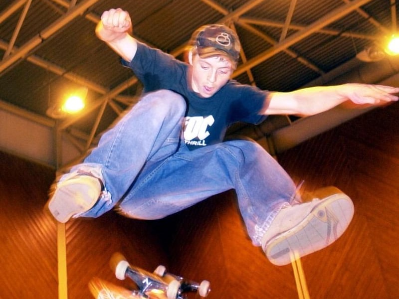 Skating in Derry in 2004.