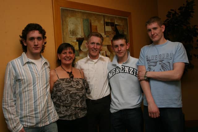 Parties and celebrations in Derry in April 2005.