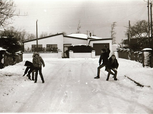 Derry under a blanket of snow in January 1984