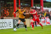 Derry City winger Ryan Graydon, in action against Sligo Rovers, is set for a move to Fleetwood Town.