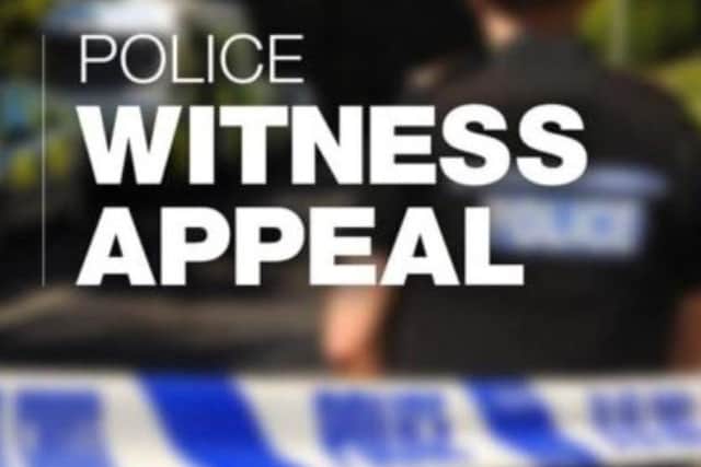 The PSNI have appealed for witnesses.