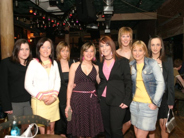 Derry people enjoying parties in 2004