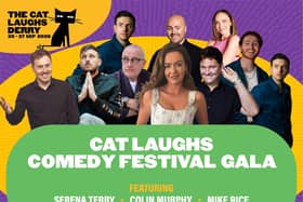 Colin Murphy, Susie McCabe, Finlay Christie, Diona Doherty and Serena Terry are among a stellar bill of comics lined up for the return of the Kilkenny Cat Laughs Comedy Festival to Derry.