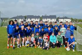 Rathmullan Celtic players pictured ahead of the 2024 ONeills Foyle Cup tournament which kicks off in Derry on July 15th,