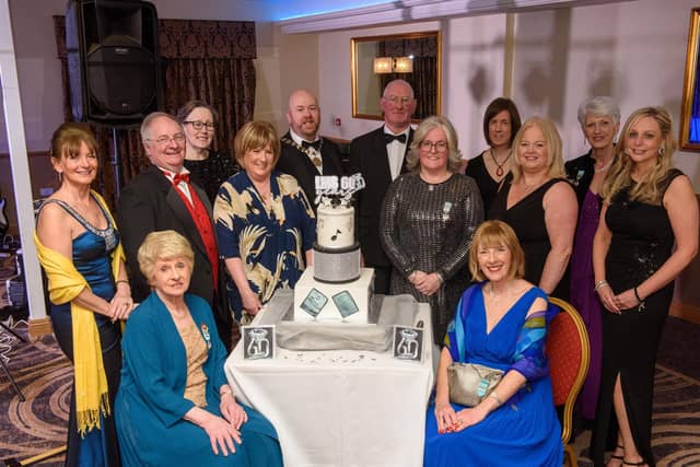The Committe of Londonderry Musical Society and guest at the 60th Anniversary dinner in the White Horse Hotel. Picture Martin McKeown. 14.01.23
