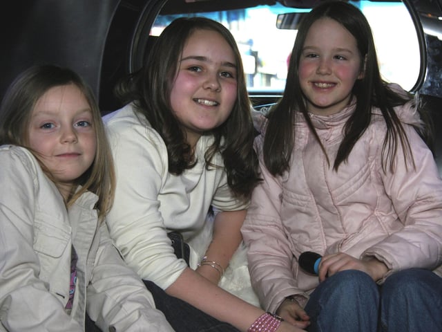 Megan McKinney, Orla Traynor and Caitlin Devine0011JML : Parties and celebrations March 2006: Orla Trainor.