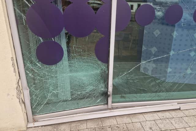 Significant damage was caused to the building as a result of the incident.