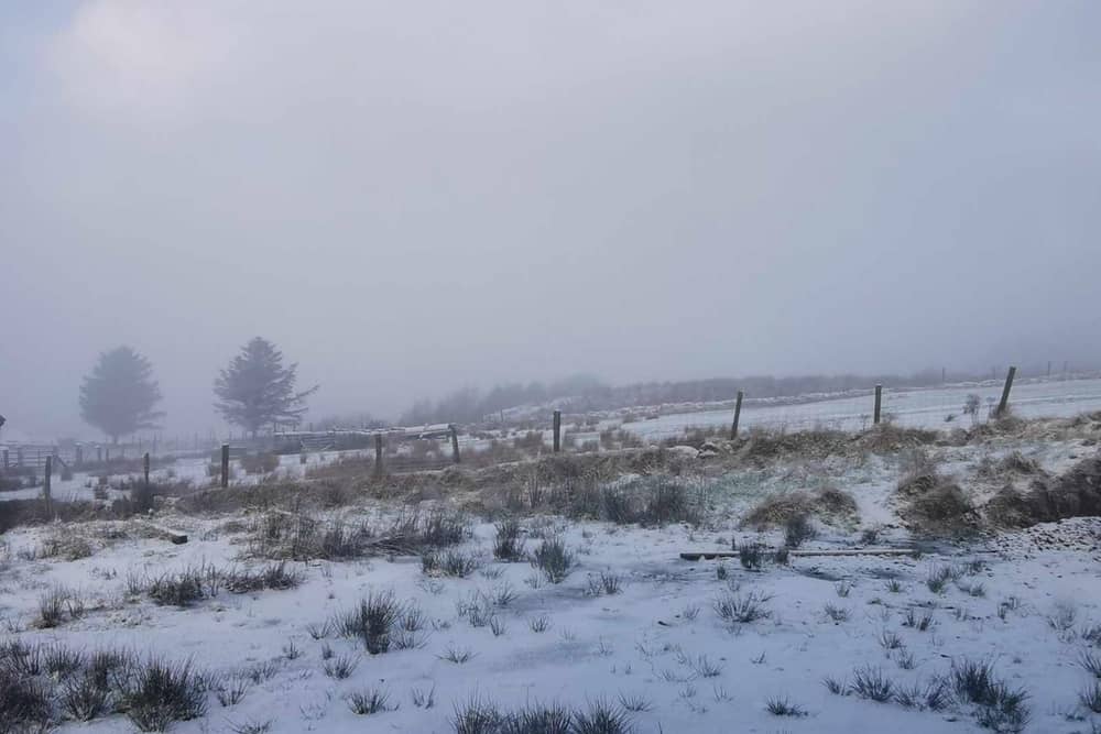 Snow in Inishowen.