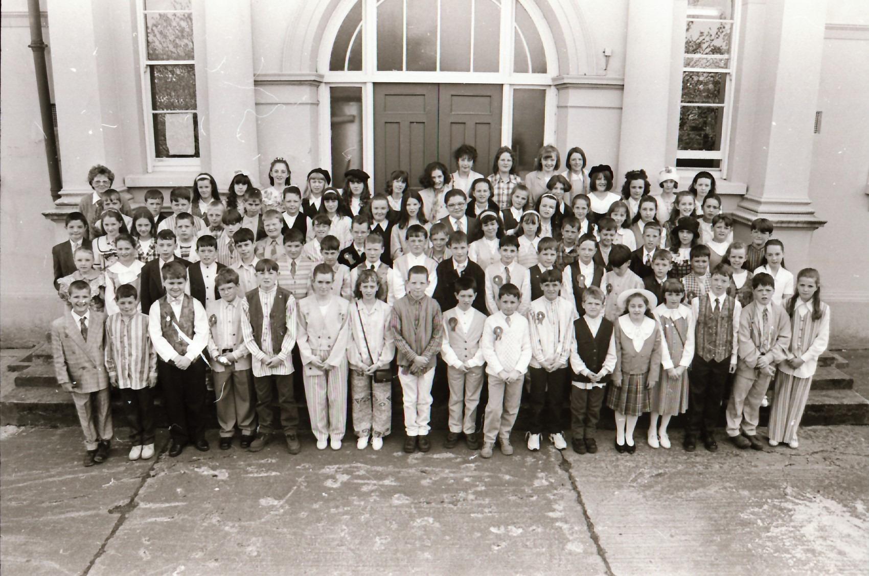 Confirmations from St. Columba's, Holy Child P.S, Chapel Road P.S, Dungiven Road P.S and Rosemount P.S back in 1995.
