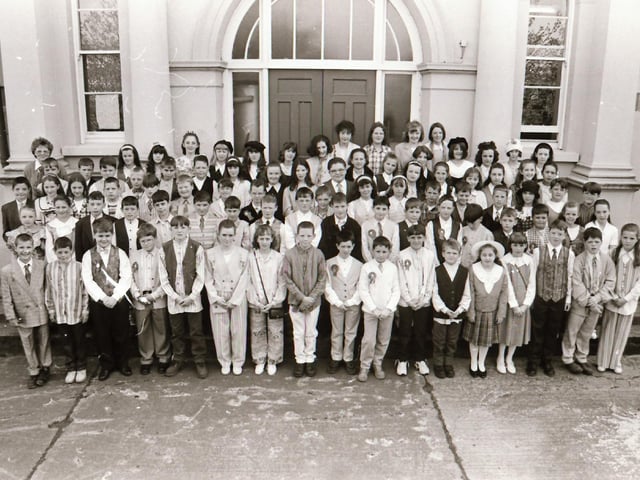 Confirmations from St. Columba's, Holy Child P.S, Chapel Road P.S, Dungiven Road P.S and Rosemount P.S back in 1995.