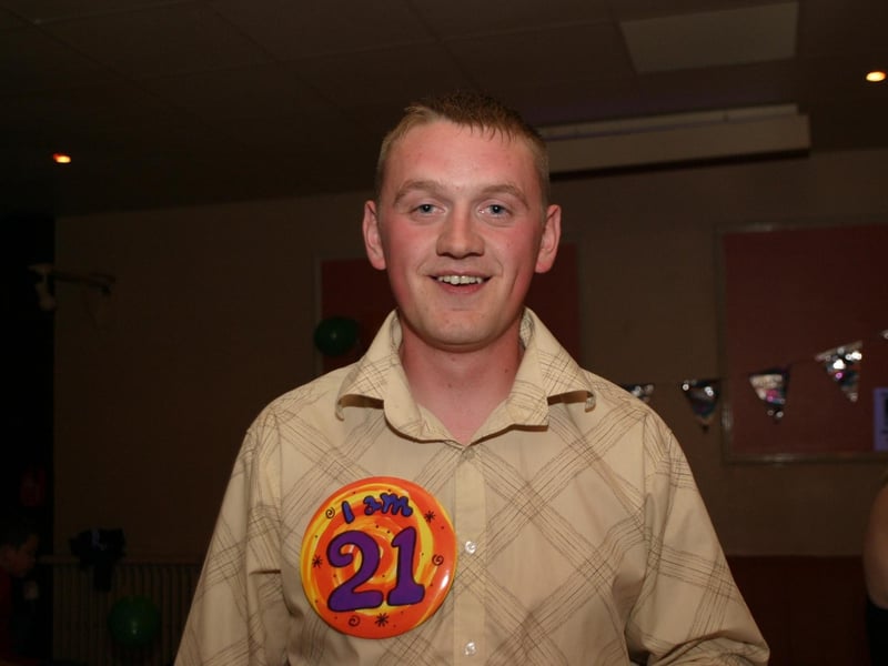 Darrens' big 21st birthday, with family and friends.