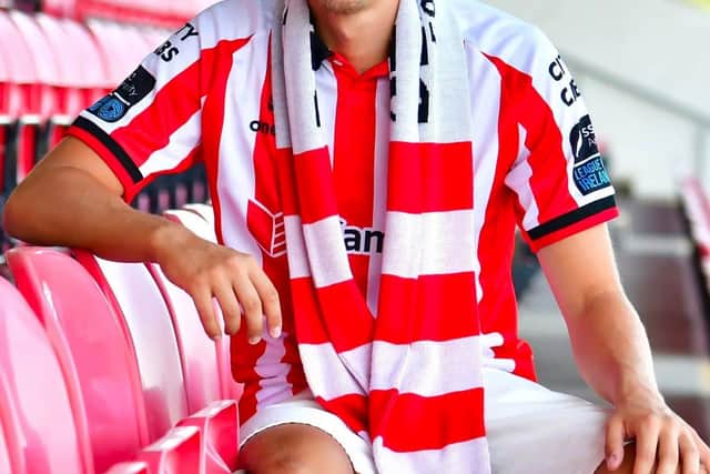 Derry City's new Dutch midfielder Nick Twisk.