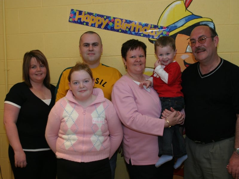Birthday celebrations for Christopher McCay.
