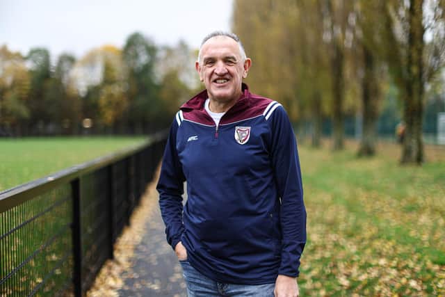 john Deery from Eglinton survived a cardiac arrest at this year’s Belfast Marathon.
