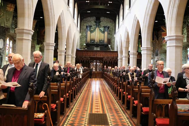 A celebration of Bishop Robin Eames' ministry at St. Columb's Cathedral.