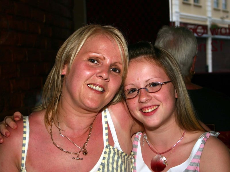 Birthday Girl Joan pictured with daughter Davina enjoying the party. 4844/dd