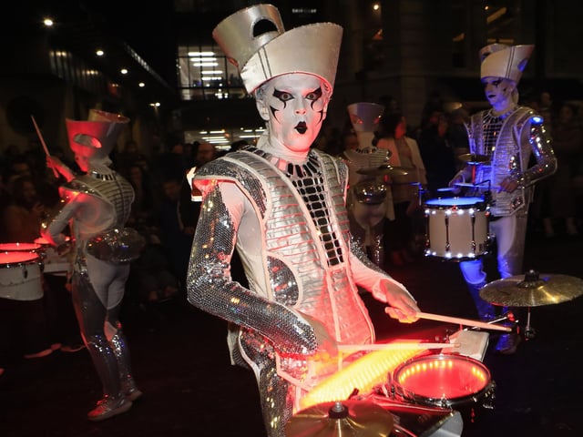 Awakening the Walled City Trail, celebrating the 40th anniversary of the Derry Halloween Festival. (Photo - Tom Heaney, nwpresspics)