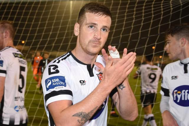 Patrick McEleney says it would be sad to see Dundalk relegated but winning the title with Derry City is the 'be-all and end-all'.