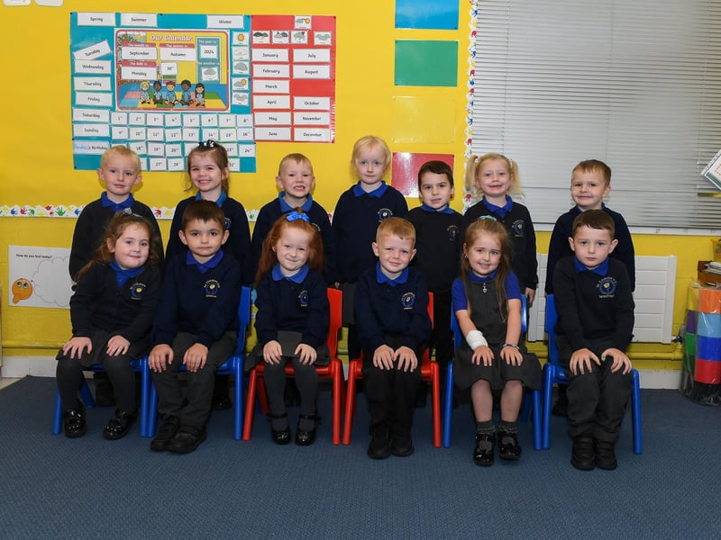 Mrs Lynch’s  P1 class at St Therese Primary School.