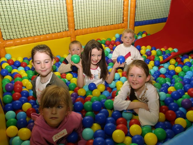 Fun in the ball pool with Megan