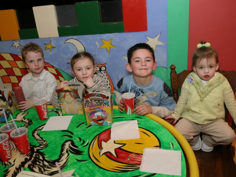 Party pictures from 2004. Serena Friel