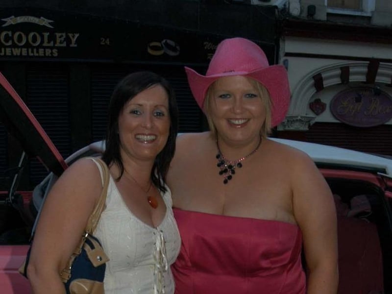 Tracey Collins celebrating her 30th birthday.