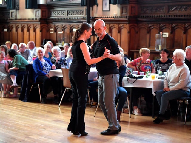 Jiving to music of the Jive Aces during the Jazz Festival weekend.  Photo: George Sweeney.  DER2317GS – 151