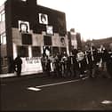 Scenes from the Bloody Sunday commemorative events in Derry in January 1996.