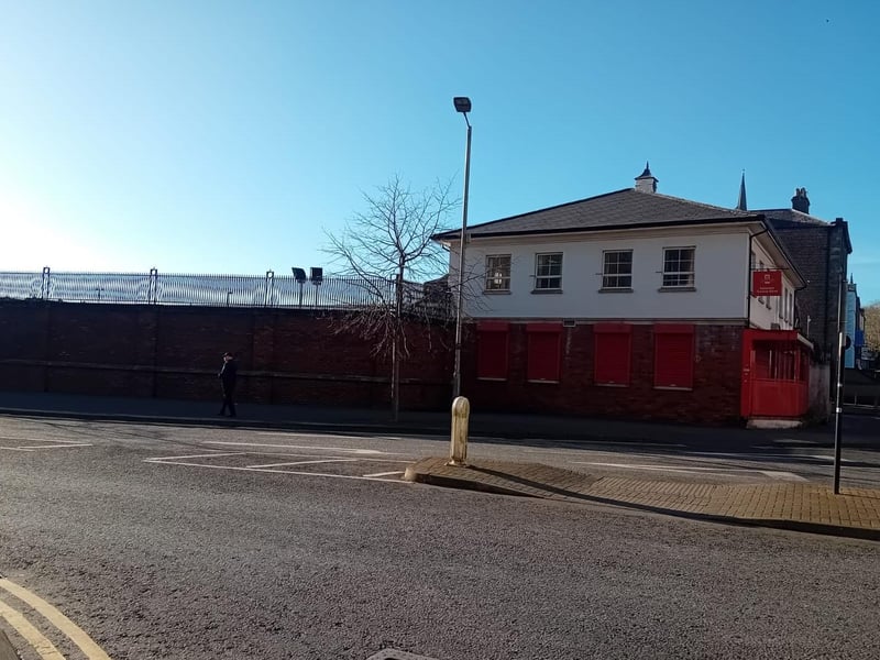 The former location of the John Brewster & Sons Bakery in 2025.