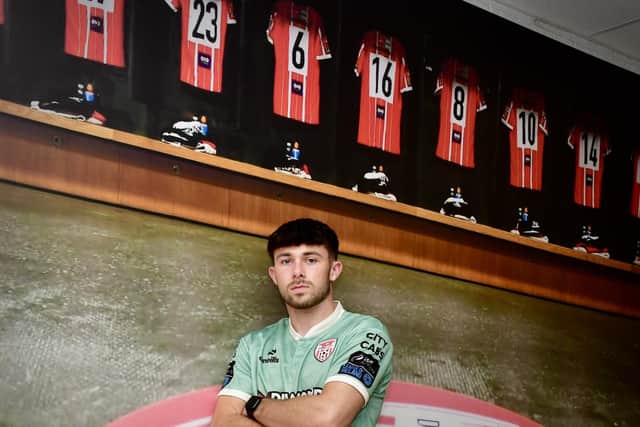 Derry midfielder Adam O'Reilly reckons a win in Sligo could kickstart season. Photo by Kevin Morrison