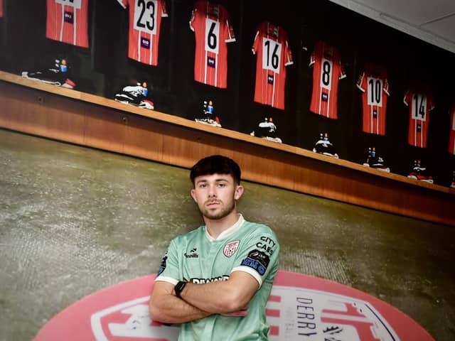 Derry midfielder Adam O'Reilly reckons a win in Sligo could kickstart season. Photo by Kevin Morrison